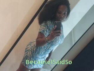 BecauseISaidSo